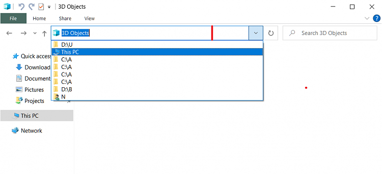 New explorer layout breadcrumbs path dropdown window too small 309174d1607091982t-change-windows-explorer-address-bar-height-dropdown-spacing-untitled.png