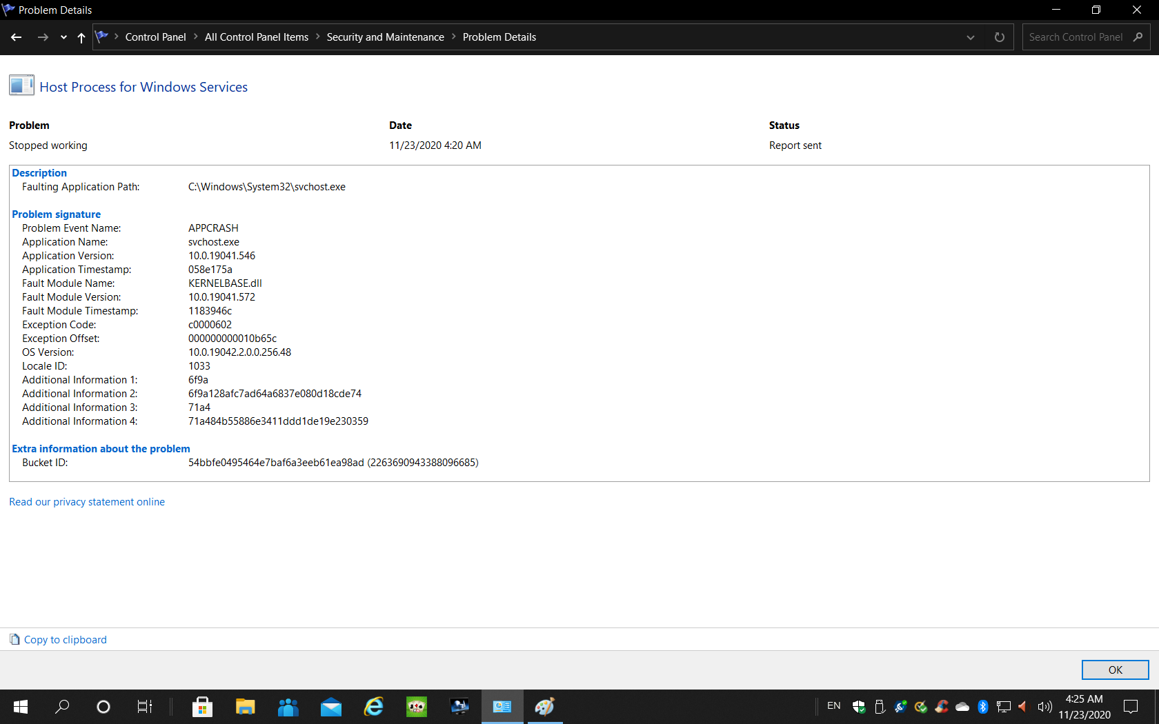 Problems with Answers re: Kernellbase.dll 30a48f17-8f31-4e13-87c4-2b0e1d0d97fb?upload=true.png