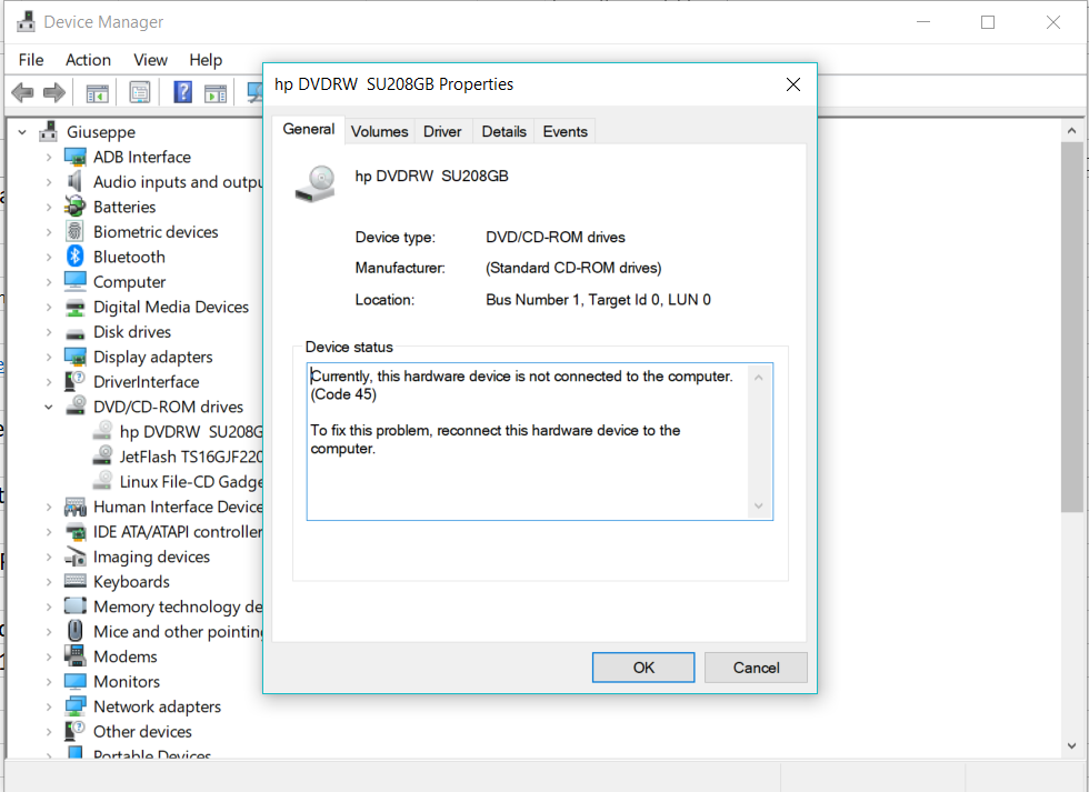 DVD/RW No Longer Recognized code: 45 30ca966f-e456-4f18-89f9-92829c5a13a1?upload=true.png