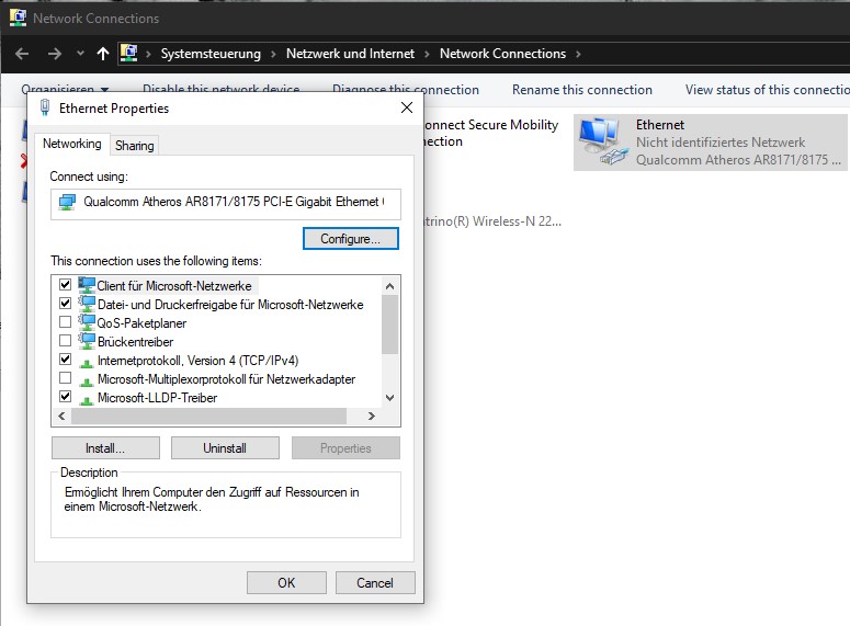 No 802.1x Authentication tab on ethernet 31035444-4624-4ab8-84cf-613e8ab77f1d?upload=true.jpg