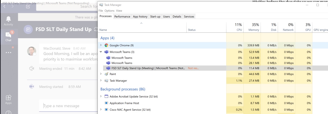 MS Teams freezes when Joining a video meeting and needs to be force quit 31346d9e-b809-4cd6-b76d-d5b3b56d142a?upload=true.jpg