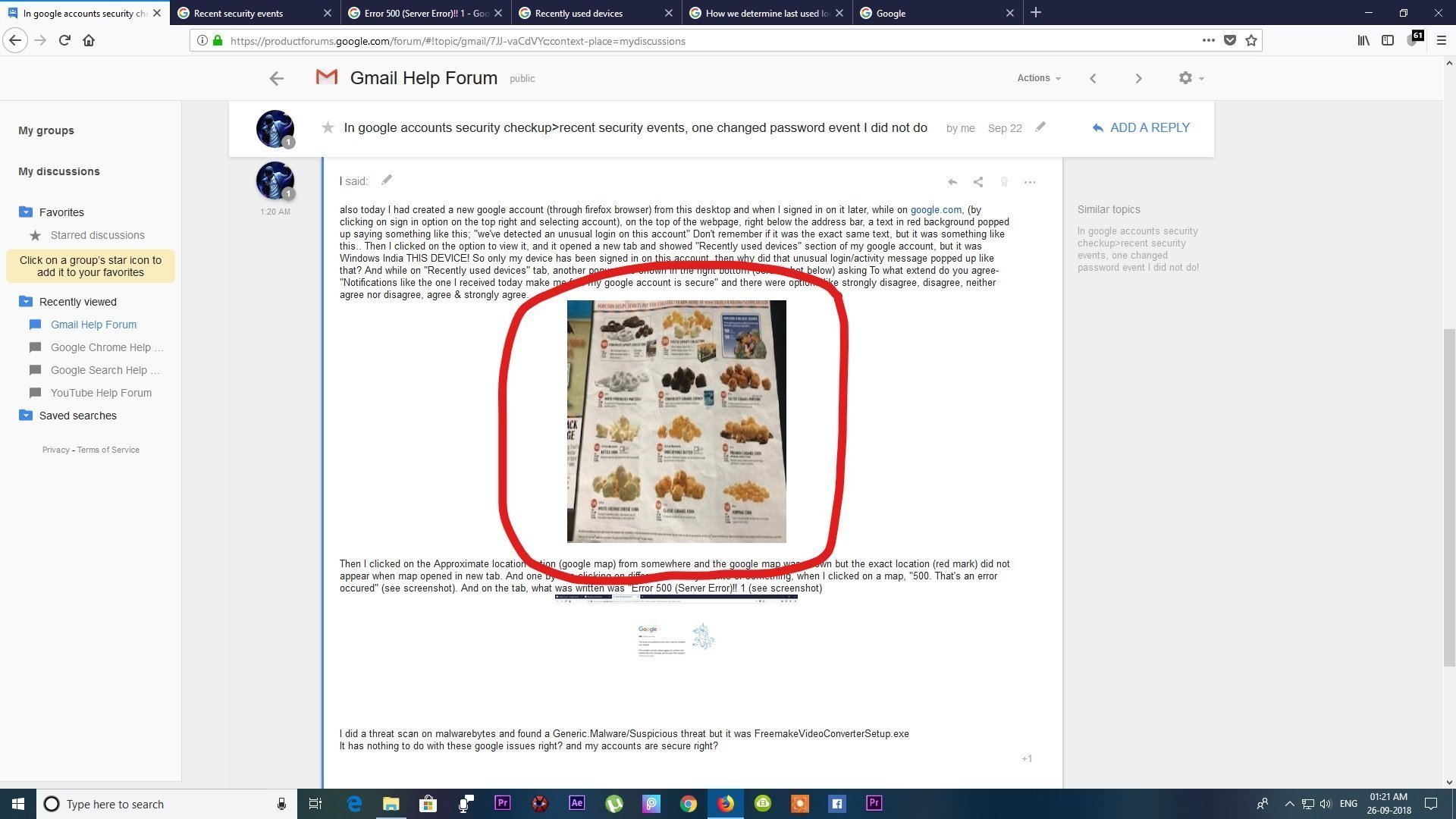 when I posted a reply on google's product forum with a screenshot on it, when the reply got... 313f0a8a-e65c-4028-af34-cafcb6ae1843?upload=true.jpg