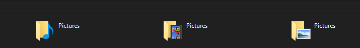 Videos, Picture and Music folder  both named ''videos'' and the 3 of them share the same... 317e8aa9-5736-4b9d-aa7c-6ef4cd34e8c8?upload=true.png