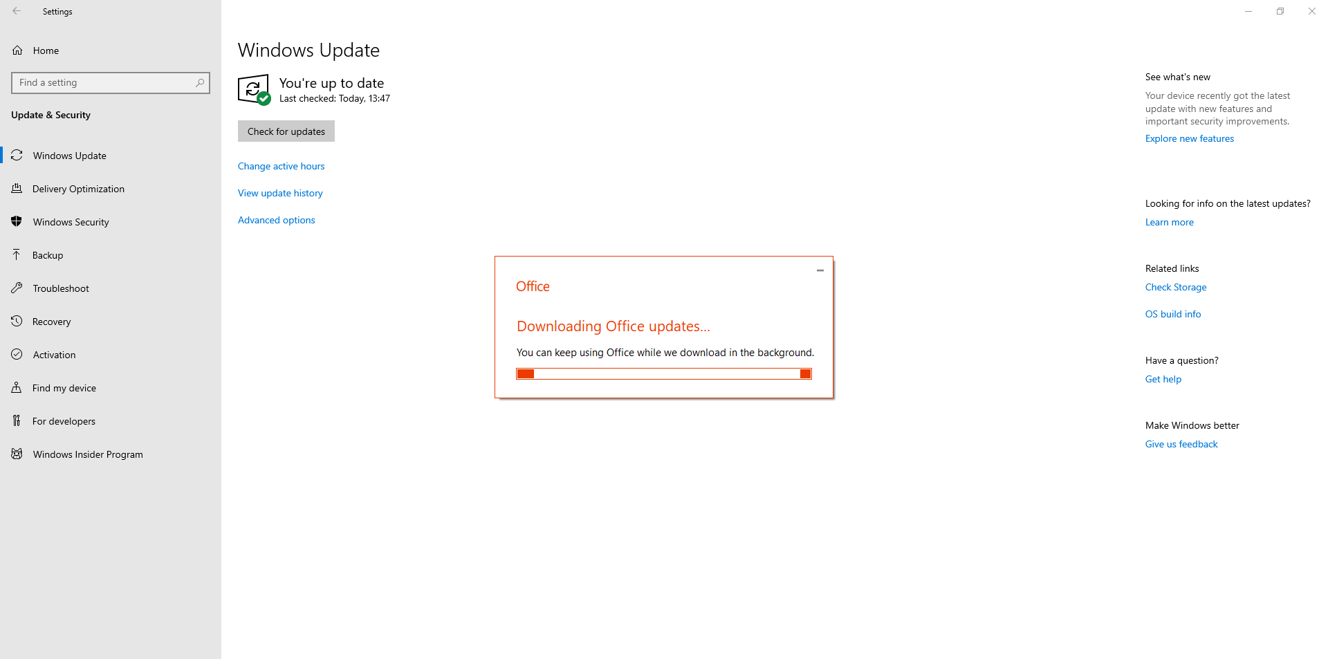 Office 365 updates not shown in Windows Update 318642c8-cca9-4dd3-8059-2fbb6e5a6d42?upload=true.png