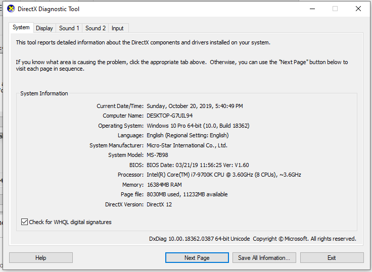 Direct3D Acceleration is Not Available and I cannot find any help. 319ee230-0ed7-4001-ab33-b576674d2611?upload=true.png