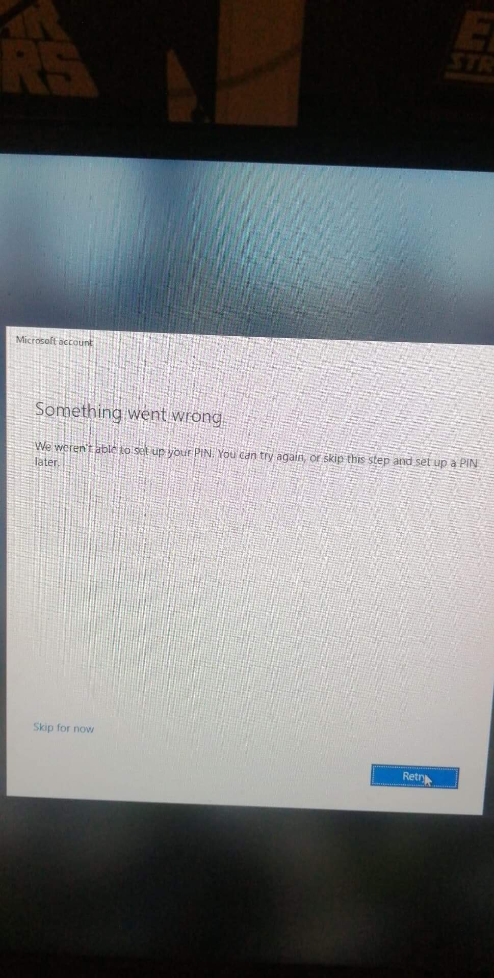 Updated windows 10. Asks for pin, I don't have one, and it always says unable to reset 31d7df03-1991-4047-8763-929664de9ff9?upload=true.jpg