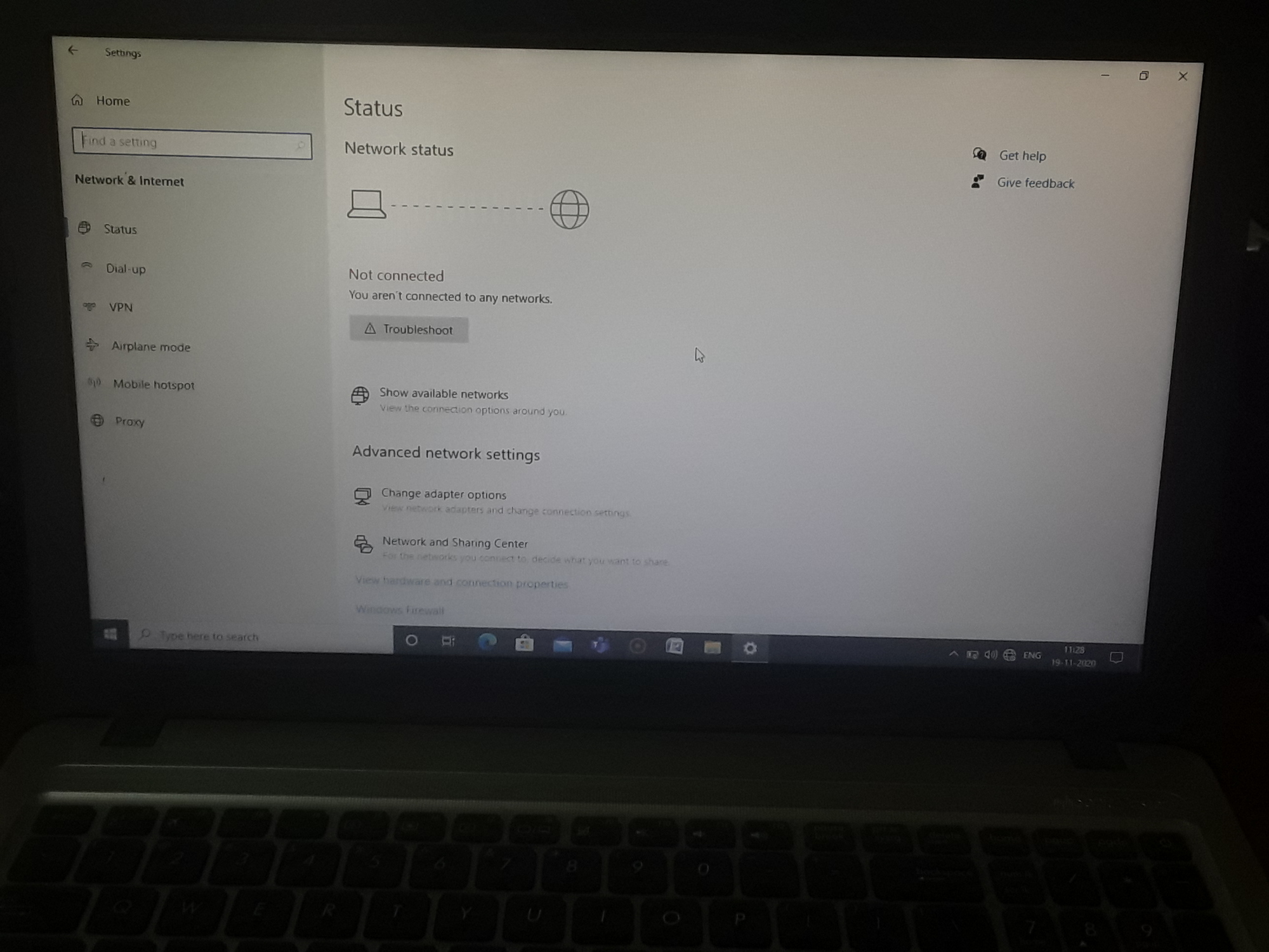 I cannot find the WiFi tab anywhere in my Windows 10 laptop 31ea0157-c046-4d35-8dee-60265b72df07?upload=true.jpg