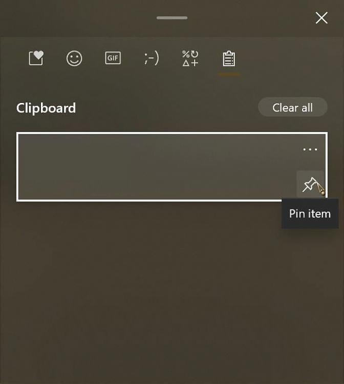 Can't pin items in clipboard anymore,on other laptop with same build it does work 320645d1614512320t-how-pin-windows-clipboard-000218.jpg