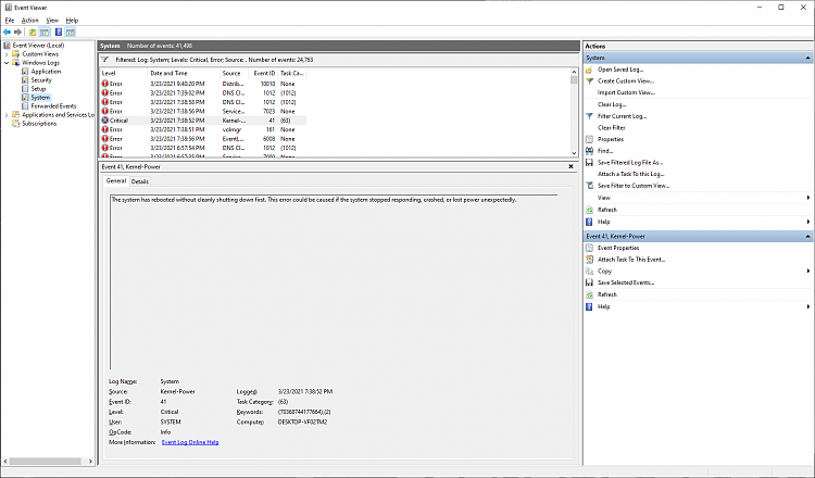 Pc is having BSOD crashes while gaming and randomly getting critical hardware errors in... 324279d1616533912t-bsod-whea_uncorrectable_error-randomly-while-gaming-no-error-logs-log5.png