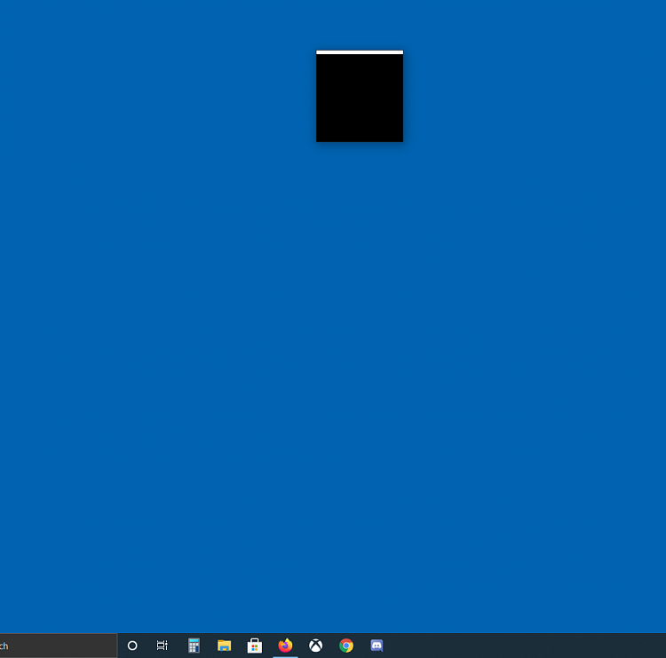 How do I get the white box to disappear or is something else wrong with my lap top? 325014d1616990582t-weird-white-black-box-wont-disappear-desktop-wtfisthis.png