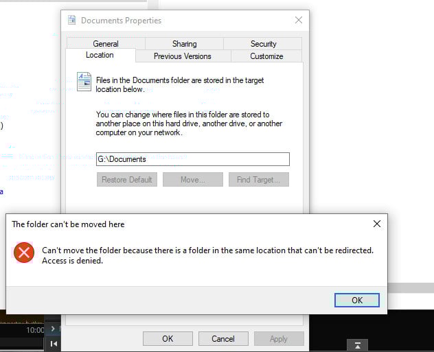 How do I change the location of the Documents folder under This PC? 325305d1617149669t-cant-change-location-documents-folder-move.docs2.jpg
