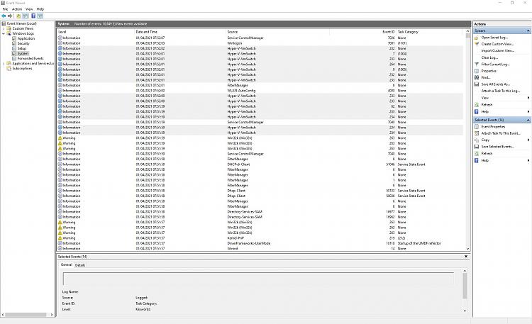 Windows 11 Bluescreened. Event viewer shows Hyper-V error, but hyperv and its role are not... 325466d1617260963t-loads-hyper-v-vmswitch-entries-event-viewer-hyperv-switch.jpg