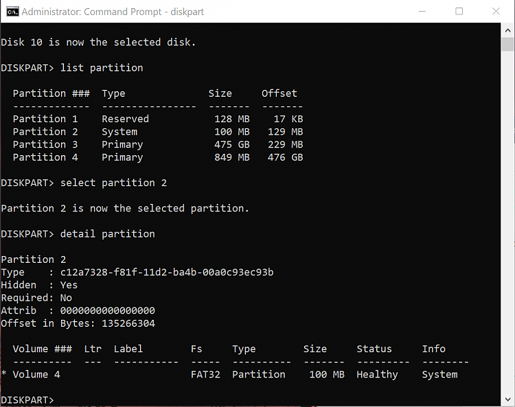 why partition 3 is missing in diskpart list 326396d1617839434t-diskpart-detail-partition-active-flag-missing-detail-partition.png