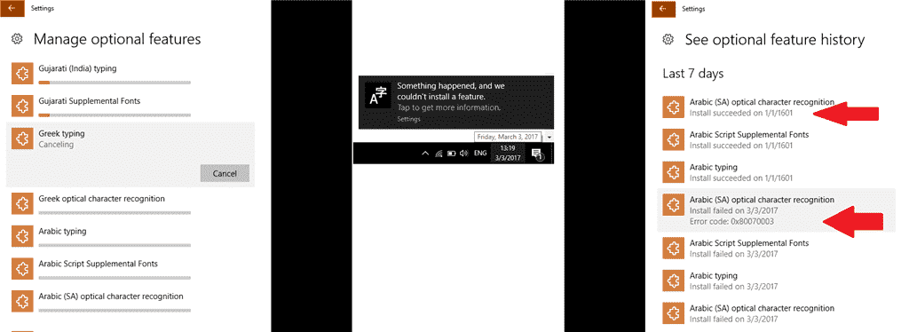 Language feature keeps failing to download. 32736bf3-5662-4625-b166-71bc9e9f4cf6.png