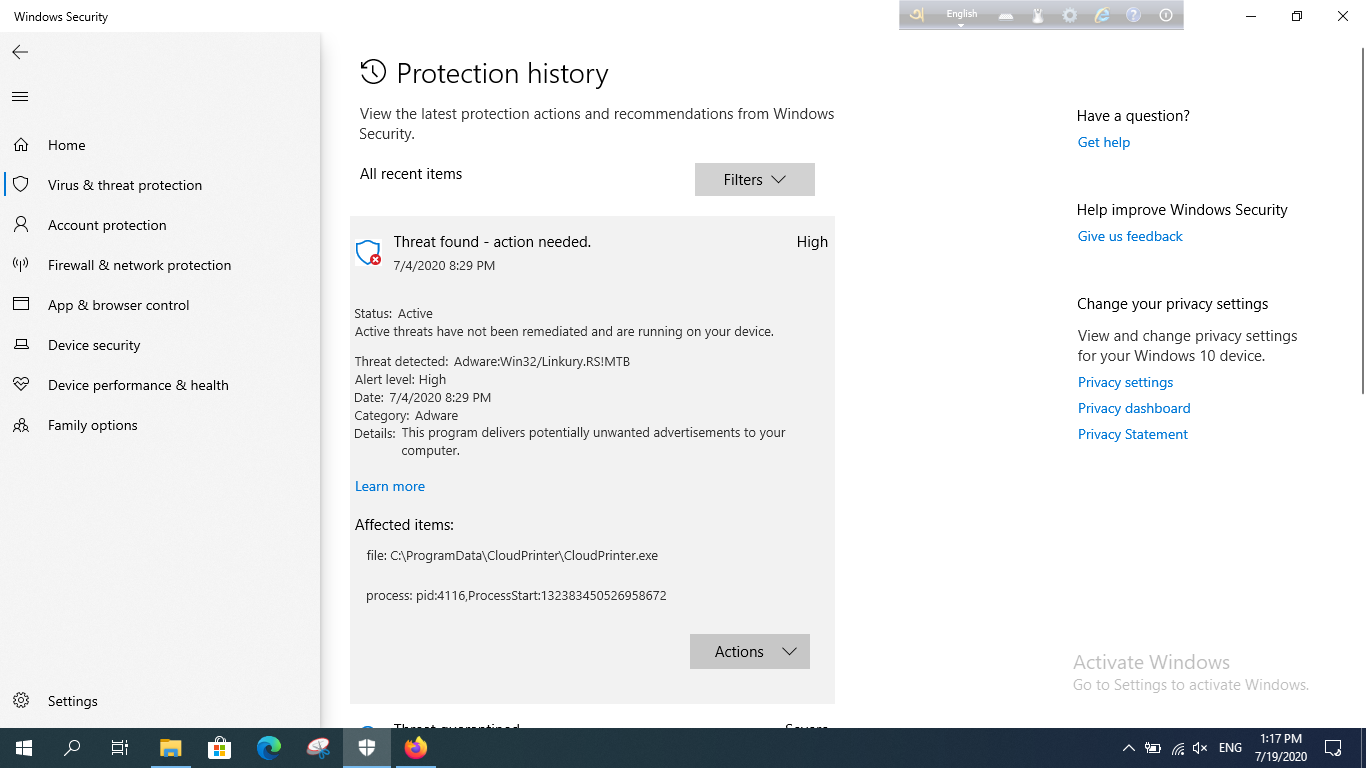 windows defender always say actoion needed. what can i do? it cant remove... 32804ae8-1b27-4d66-8f38-bd30358be261?upload=true.png