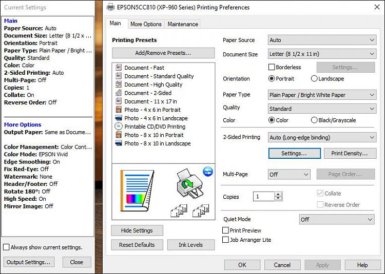 printer will not print shows that IT IS out of paper but it has paper. printer is HP color... 328936d1618607241t-printer-not-printing-if-plain-paper-epson-xp-960-printing-settings.jpg