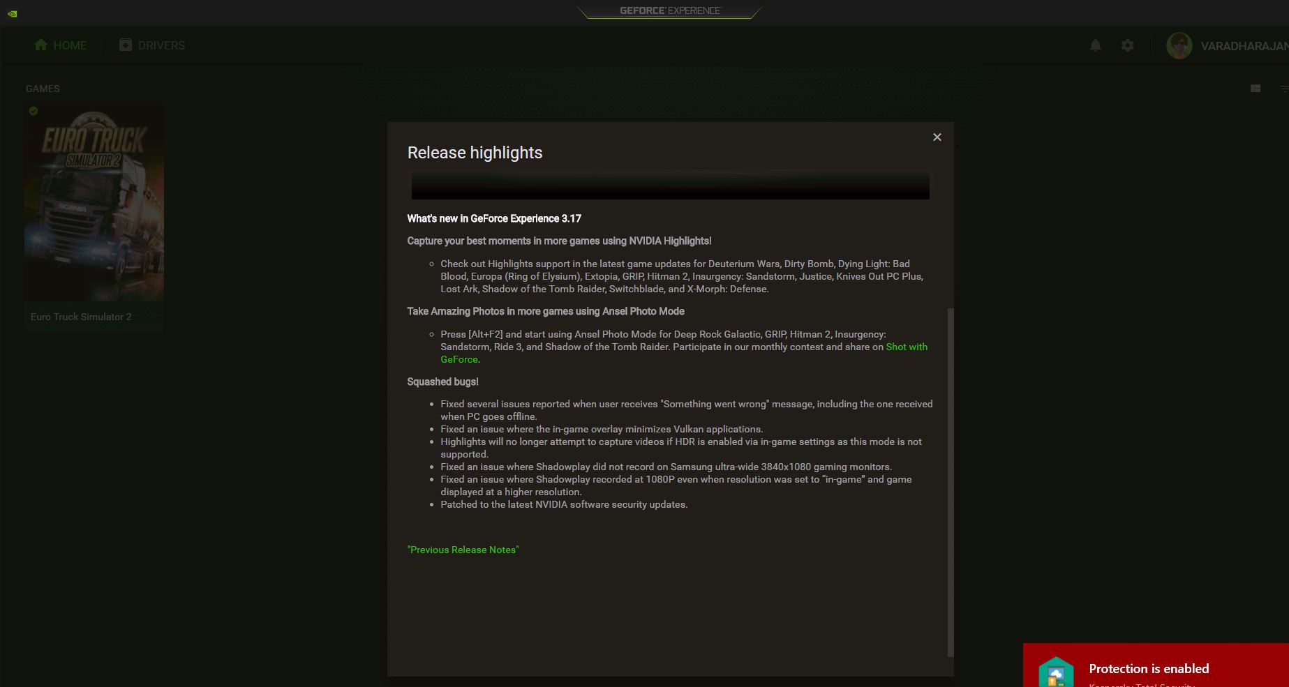 I UPDATED NVIDIA  GEFORCE EXPERIENCE SOFTWARE V3.17.0.126  ON 04-02-2019 32aca7e7-68cc-4b99-ac9e-f8c36cc44ed5?upload=true.jpg