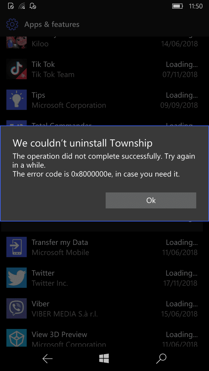 code of the error is 0x8000000e: I can't uninstall a game 32eef885-a87e-4388-ac32-975c35873a48?upload=true.png