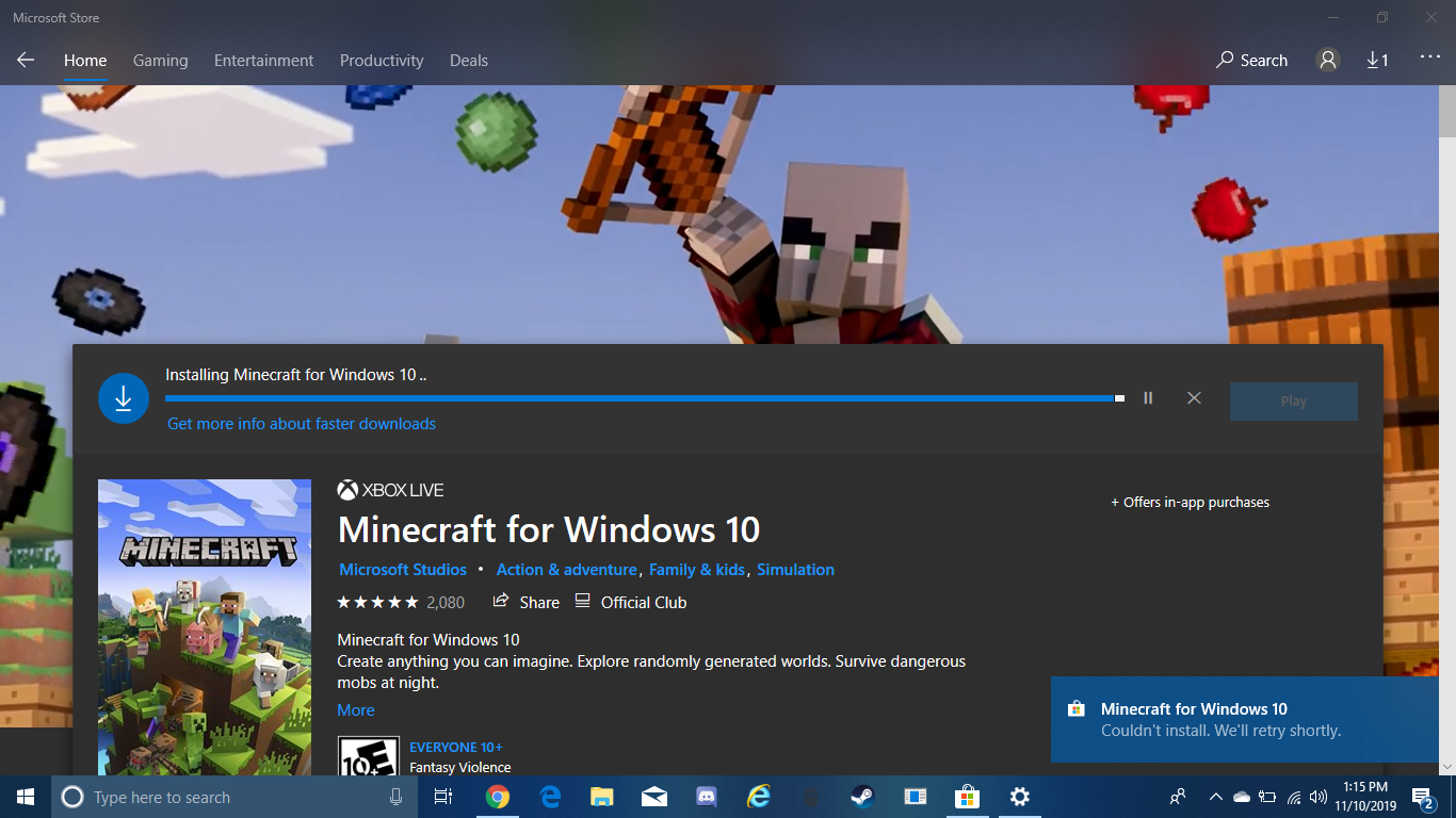 I can't install this one game on Windows Store. 3316f2cd-548c-45cc-9f2d-f1b17547f08a?upload=true.png