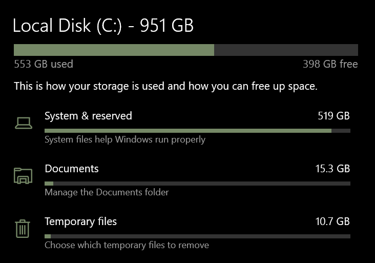 Storage size of C Drive not matching actual storage space 331831d1620463824t-storage-showing-double-actual-ssd-size-capture.png