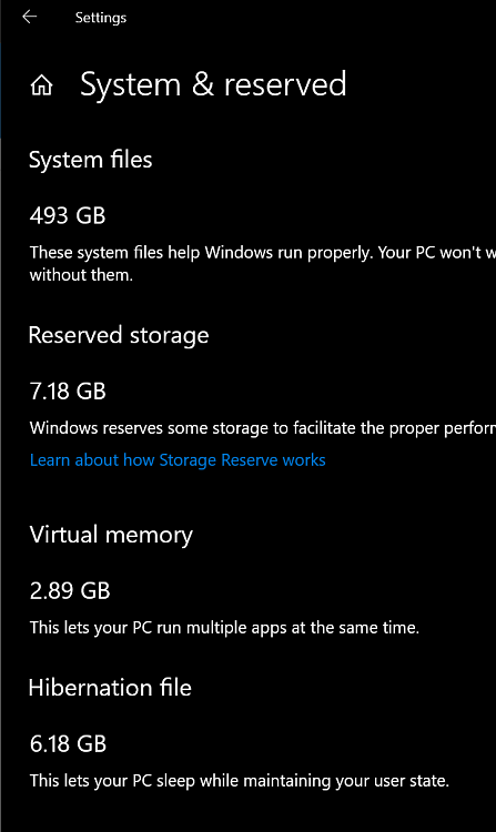 Files showing more storage than they actually are, showing in 'other' and 'installed apps' 331877d1620482995t-storage-showing-double-actual-ssd-size-set2.png