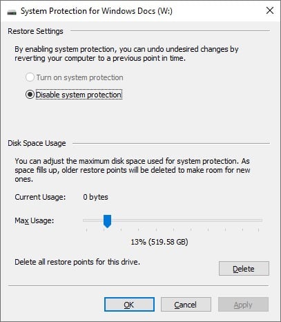 SYSTEM RESTORE GREYED OUT 332577d1620932217t-system-restore-turn-system-restore-greyed-out-system-restore-settings.jpg