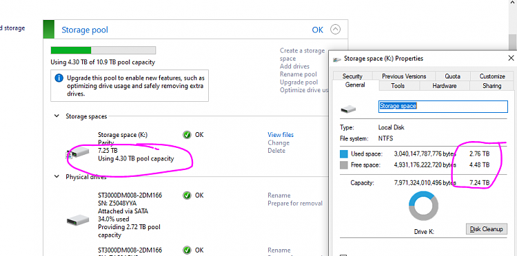 Data missing after running chkdsk, but storage space hasn't changed 332617d1620957761t-windows-storage-spaces-data-missing-no-reason-mbd7c.png