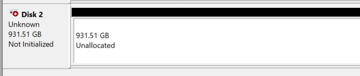 Internal Harddisk when connected to another laptop through laptop not getting detected. 3326a999-c322-4f49-8b29-cacefdda8f00?upload=true.jpg