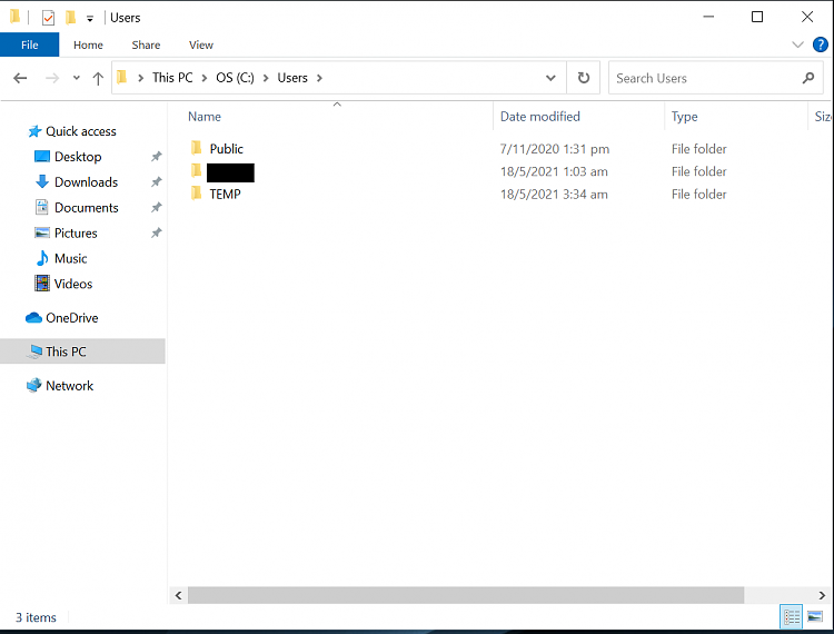 Hi, I accidentally deleted users from C disk, now how can I get them back? 333227d1621280884t-i-accidentally-deleted-c-users-administrator-file-its-content-picture-3.png