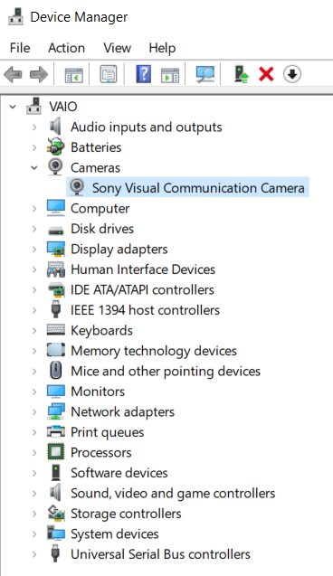 The built-in camera on Sony Vaio VPCF13WFX does not work 33407abf-6291-40ef-9287-666cb4407ea0?upload=true.png