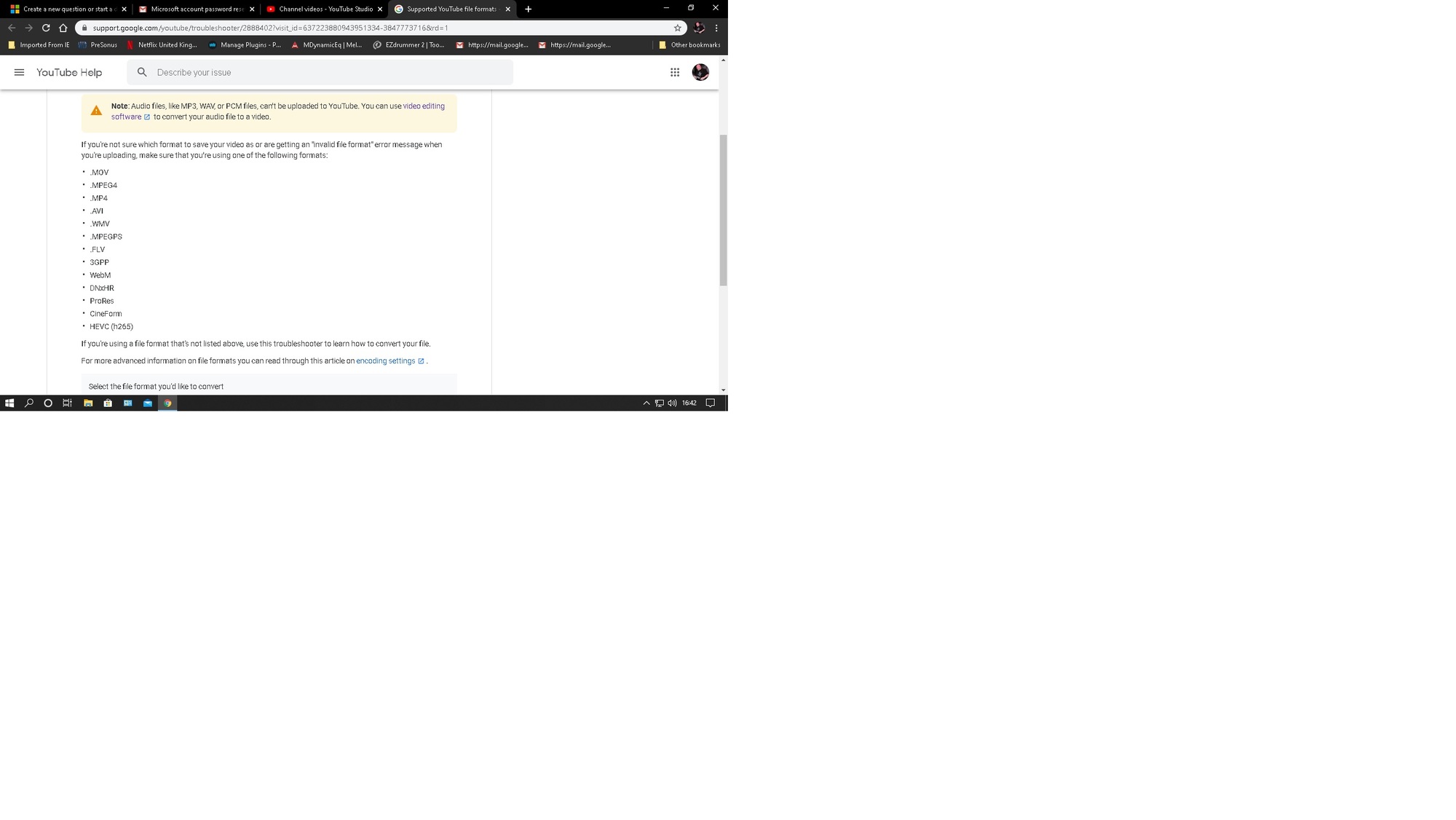 File conversion from mp3 to mp4 or any video format, for youtube upload. 337692b6-07e8-4e2a-a567-dd895999d3f2?upload=true.jpg