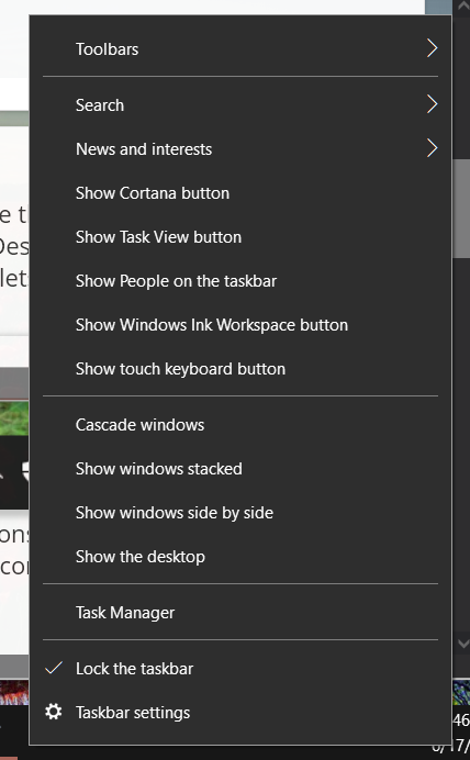 Taskbar and desktop icons not showing up; can't open properties 337760d1623984424t-missing-properties-my-taskbar-image.png