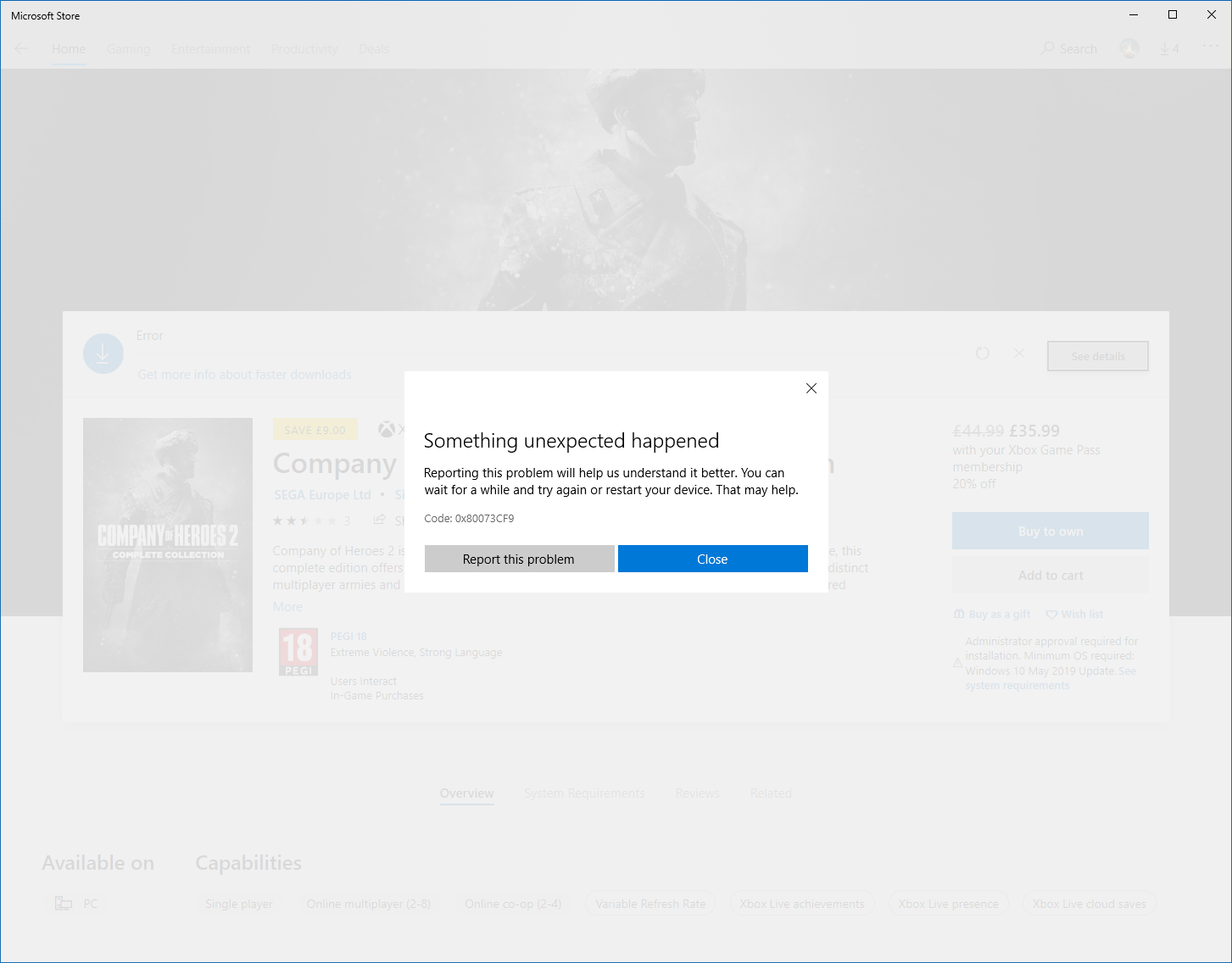 Unable to Open / Manage Windows App after Disk Upgrade 3394faab-847b-4b8f-b27e-33dbbe5fa1b8?upload=true.png