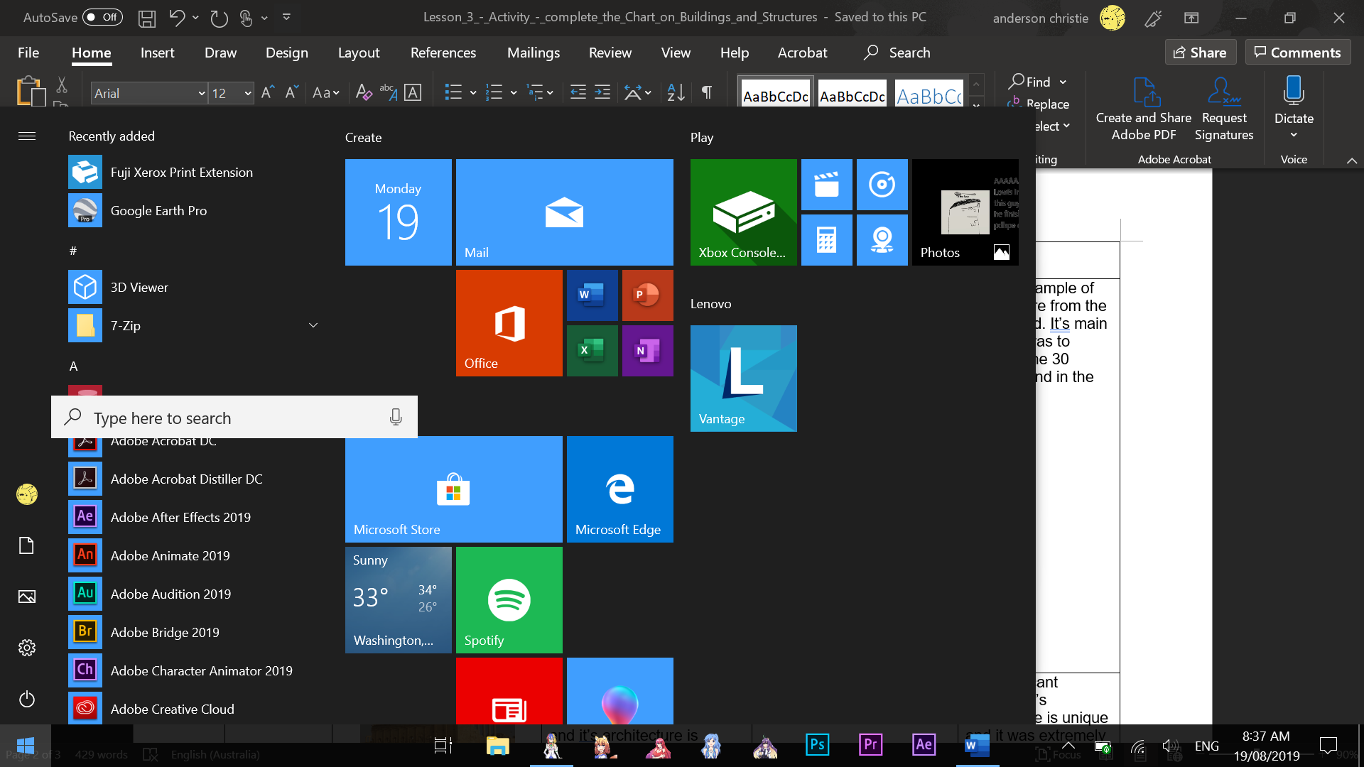My Taskbar menu's are appearing halfway up the screen. 33b1e055-7c2e-4939-8931-4021e23db469?upload=true.png