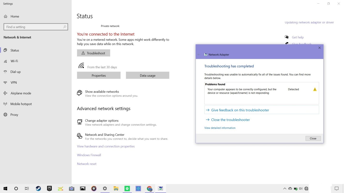 Chrome can access the Internet. Other apps can't. 33c318b8-31cc-4e4a-b534-e7b0a30449ea?upload=true.jpg