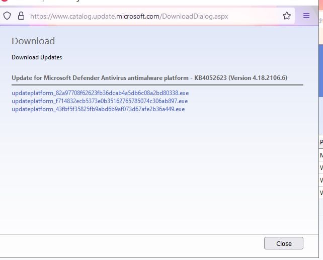 microsoft defender antivirus antimalware platform keep appearing multiple times 340380d1626181011t-windows-defender-antivirus-antimalware-platform-update-issues-clipboard01.jpg