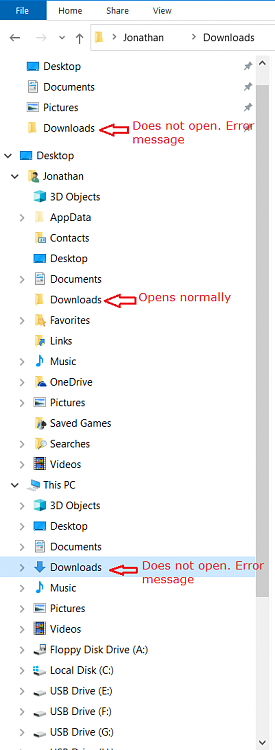 So i accidentally deleted all of my visual files and when i go to download them again it... 340909d1626687596t-accidentally-deleted-downloads-folder-nav-bar.png