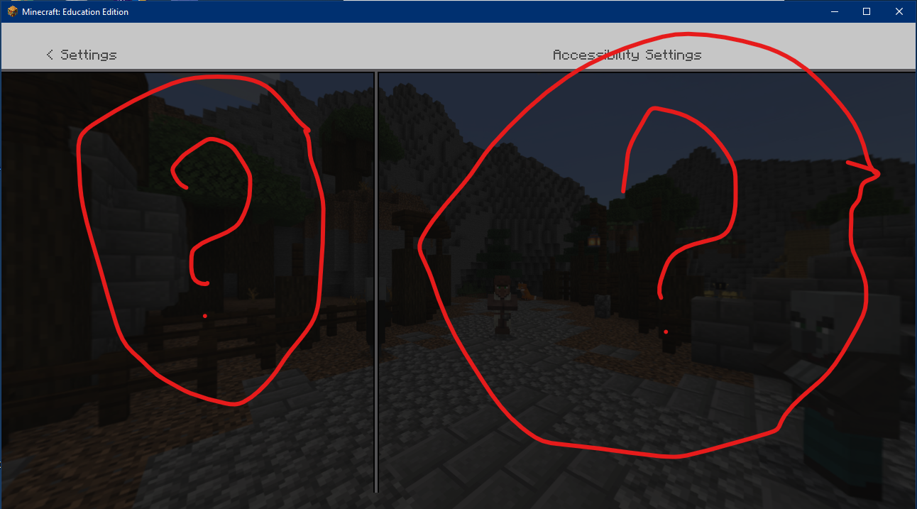 I WANT A FAST ANSWER!!!: UI is not being displayed correctly in Minecraft: Education... 341c99cb-fcc9-44c7-a254-926ce121e579?upload=true.png