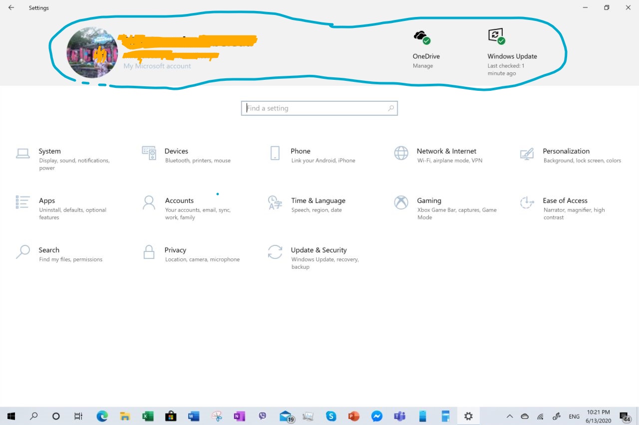 Top portion of Setting Main Page not appearing? 3423801f-e455-4fc3-8118-876216fc21ff?upload=true.jpg