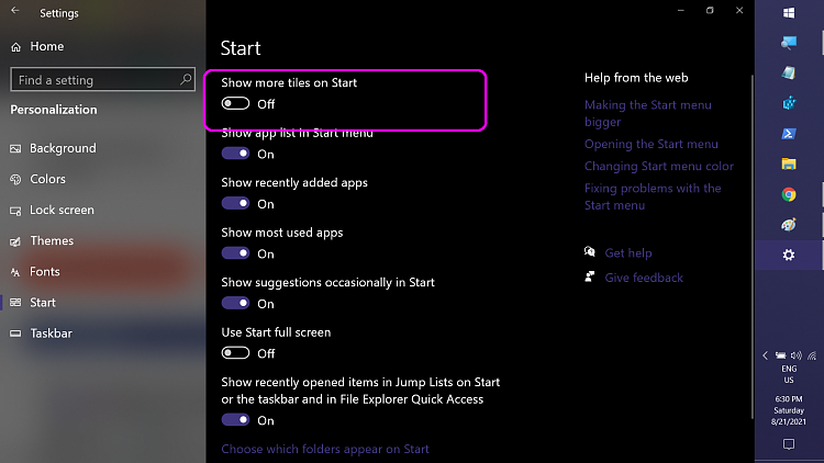 Odd slow-down behaviour after disconnecting power-charger to laptop. 344064d1629589190t-odd-start-menu-behaviour-screenshot-1073-.png