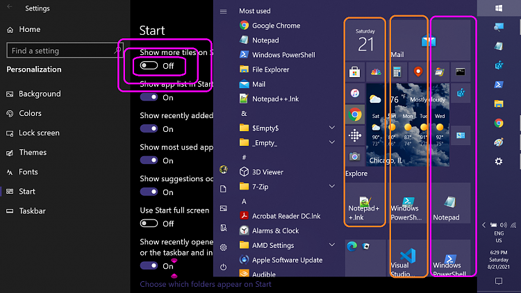 Odd slow-down behaviour after disconnecting power-charger to laptop. 344066d1629589201t-odd-start-menu-behaviour-screenshot-1071-.png