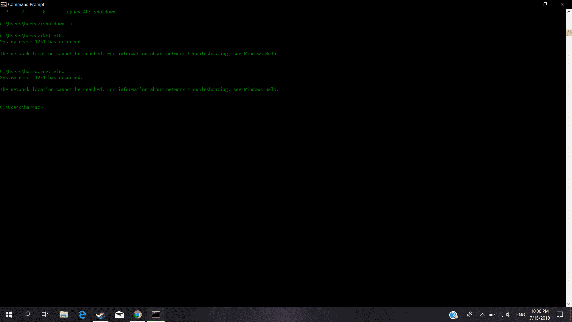 COMMAND PROMPT ERROR 1231 (WINDOWS  10)....NEED HELP 3440e62f-204c-49cd-9621-65b69202b456?upload=true.png