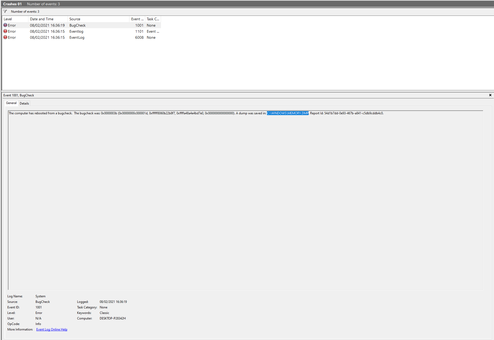 What is causing this BSOD? 344d7314-4853-4a29-b3bd-f368b4a17a24?upload=true.png