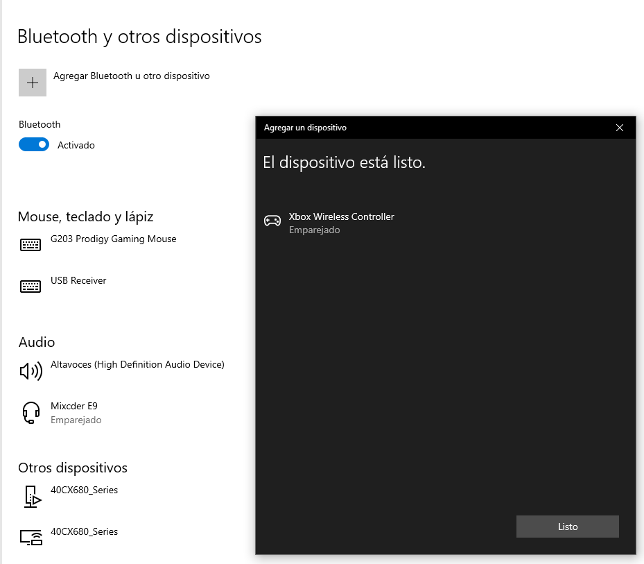 I used Xbox Accesories to update my Xbox One Controller. Now wireless mode doesn't work 34643611-8e63-4f6d-8607-f12c3ef90020?upload=true.png