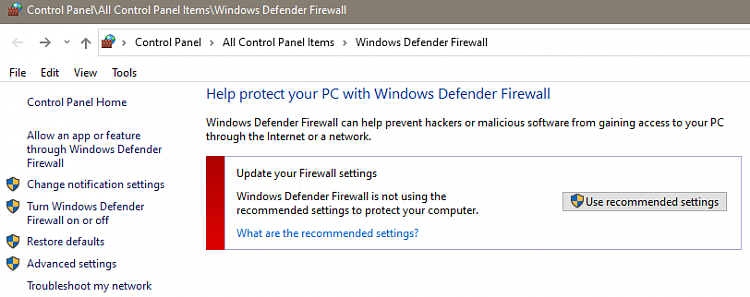 Windows defender is broken 348362d1633891639t-windows-defender-firewall-broken-2021-10-10-14_17_58-greenshot.png