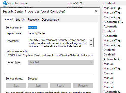 Turn on Windows Security Centre service is turned off 3483e752-49b5-49cc-ab85-0860f752b8de?upload=true.png