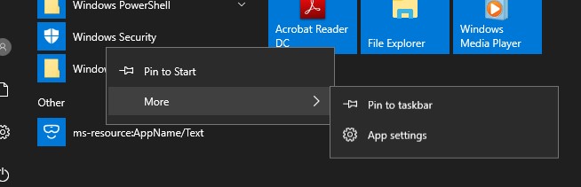 Broken Link in Start List: ms-resource:AppName/Text 34faf876-78df-4e2f-adfe-d1124eaf8801?upload=true.jpg