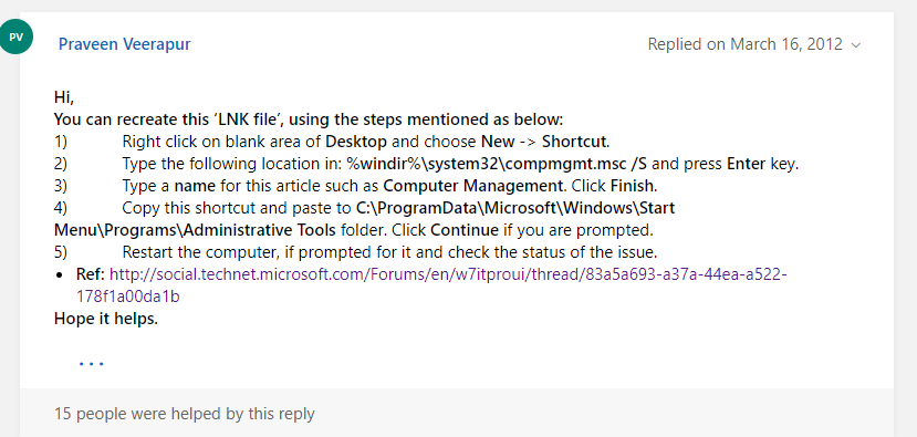 I cannot right click on Computer|Manage 34fe2ab1-b7f2-4f43-9074-08f0d12d3ed7?upload=true.png
