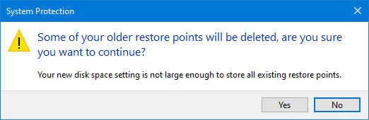 we couldn't free up any disk space and cannot free up restore points 350205d1635671667t-restore-points-using-more-space-than-allocated-rp-disk-space-setting.png