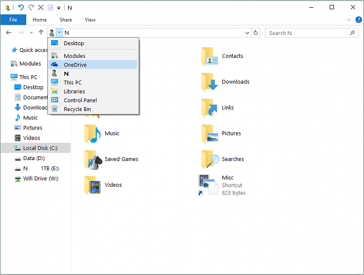 Why is my Breadcrumbs bar in Windows 11 Explorer all black or crushed all together. See... 35109d1485956350t-remove-onedrive-explorer-breadcrumbs-untitled.png